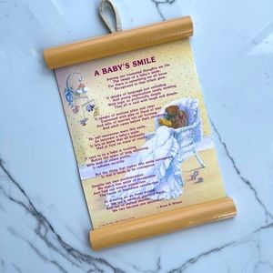 Baby Scroll Wall Hanging
